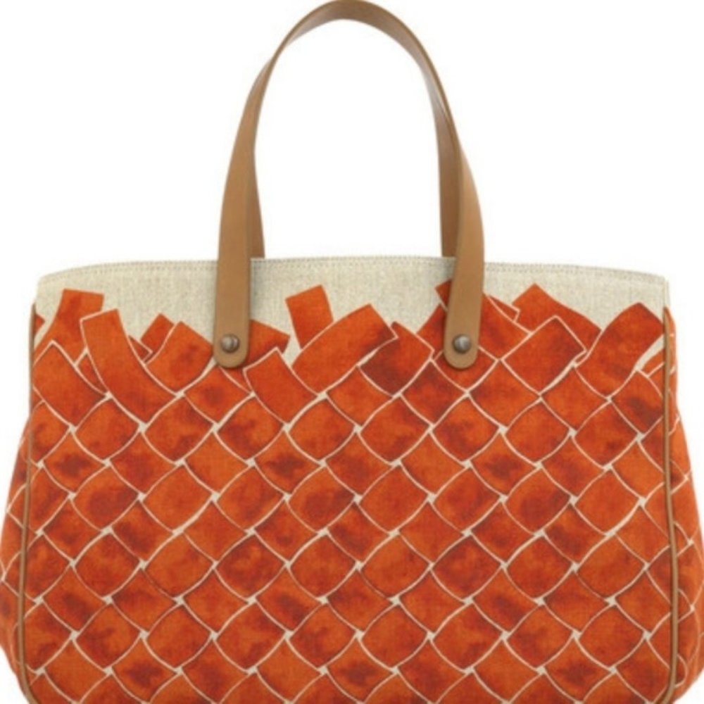 Bottega Veneta Tote Bag Printed Canvas Tote